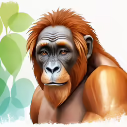 an illustration of a monkey with the name zoo on it