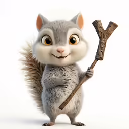 an image of a chipmun holding a branch