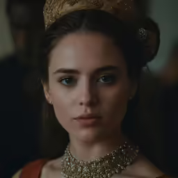 a woman wearing a tiara, posing for the camera