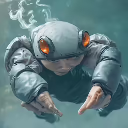 an image of a boy in the water