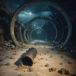 the light at the end of the tunnel is on