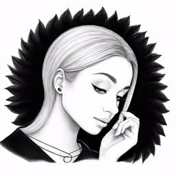 a woman with long hair is talking on her phone