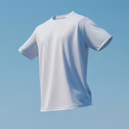 a t - shirt hanging on a clothes line against a blue sky