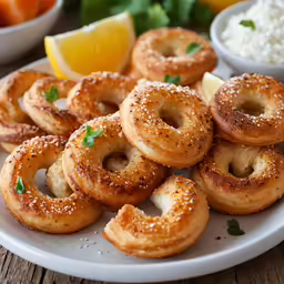 there is some fried food on a plate