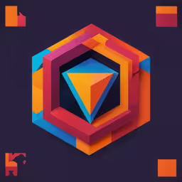 an image of a colorful geometric design,an image of a background of geometric design