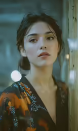 a woman poses in an artistic photo