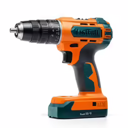 a drill drill that is sitting on top of a table