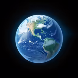 an image of the earth taken from space