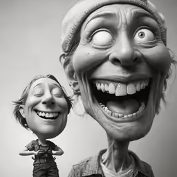 a photo of an old couple of people that are smiling