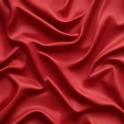 a red material that is very soft and smooth