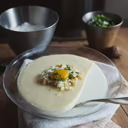 a plate that has some food in it