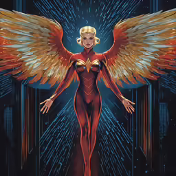an artwork depicting the character wonder