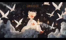 a girl sitting on a pile of snow covered rocks