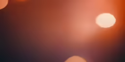 three round white lights are shown in this picture