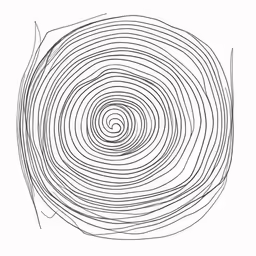 a black and white photo with many circles