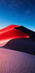 dunes in the sahara desert under a star filled sky