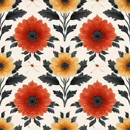 a white background with a bunch of flowers on it