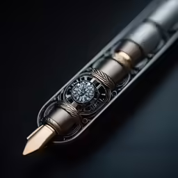 the pen has four different types of bullet cases