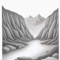 black and white image of an artist