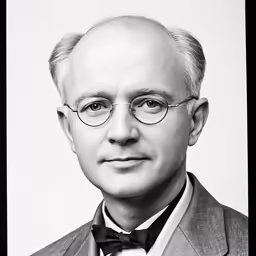 the man in glasses has a bow tie