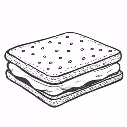 three slices of toast bread in a stack