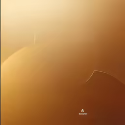 the gold background has an orange blur