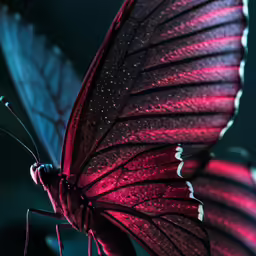 a close up of a very pretty butterfly on a leaf