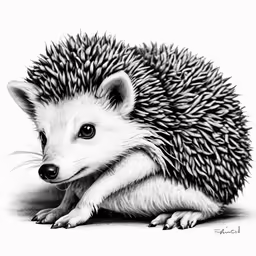a hedge with a black - and - white background