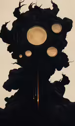 a giant object with many holes in the air