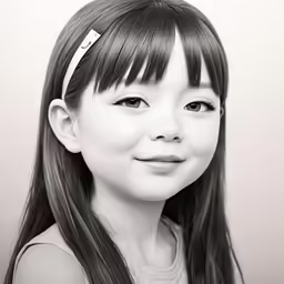 a girl that is smiling and posing for a picture