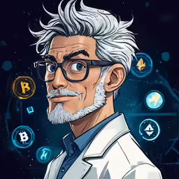 an older man with white hair and glasses