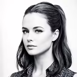 a beautiful young woman wearing a black dress