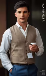 an image of a man with a cup in hand