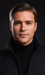 a man is posing for a portrait