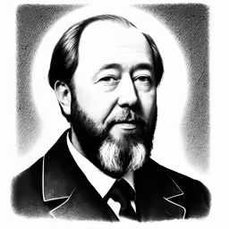 an illustration of a man with a beard and long hair