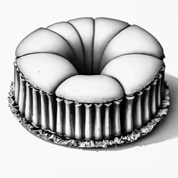 an image of a round cake made from fondant