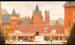 a lego figure that is working on a laptop