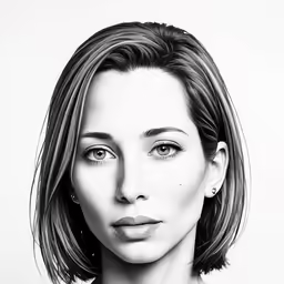 a very nice looking woman in black and white