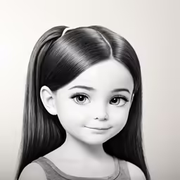 an image of a little girl with long hair