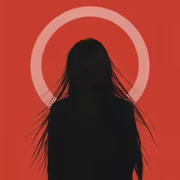 a person with long hair is facing the camera