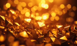 a gold colored abstract pattern that looks like the surface of a diamond