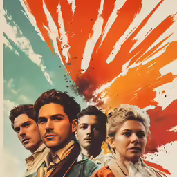 there are many people on the movie poster