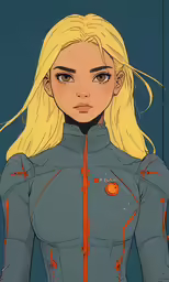 the girl is shown from anime series
