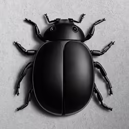 a close - up view of a bug looking to its left