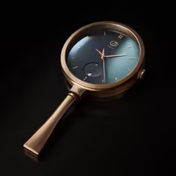 an image of an eye on a pocket watch