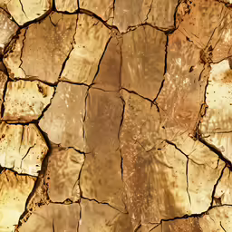 a piece of wood is peeling in some way