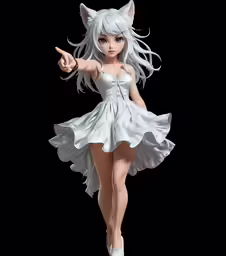 an action figure of a cat lady