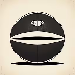 this is a stylized and stylized photo of a basketball,a black and white photo with an artistic image,a basketball ball with crossbones on top of it,a basketball is shown with a white cross on it,an abstractly drawn basketball ball, in the middle of the frame