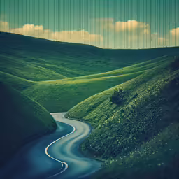 an open country road in the middle of nowhere