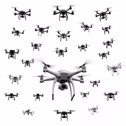 many white black and grey flying airplanes